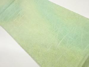  紗 芝模様織出し袋帯